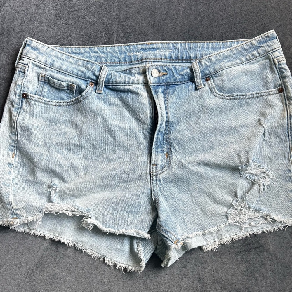 Old Navy Blue High Waist Shorts